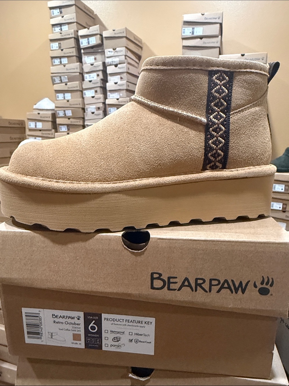 Bearpaw Retro October Iced coffee boots
